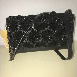 Michael Kors Sequined Leather Large Wallet